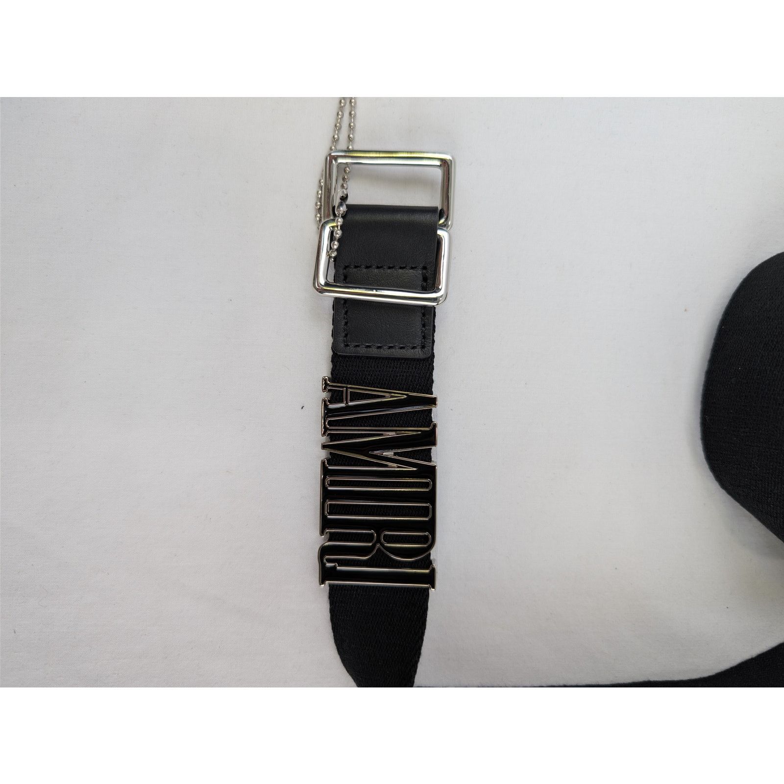 Amiri o1rshd1 Q:4 / Size: OS / 3cm Enamel Skater Belt in Black Size ONE SIZE - 5 Thumbnail