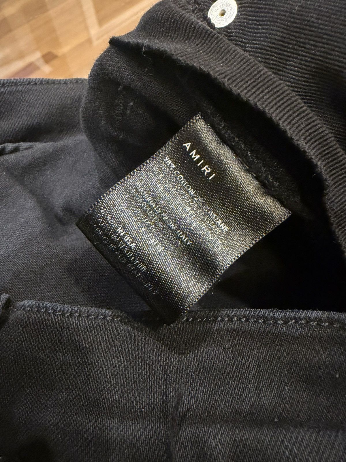 Amiri Amiri Track Stripe Denim Jeans - Black Size US 30 / EU 46 - 4 Thumbnail