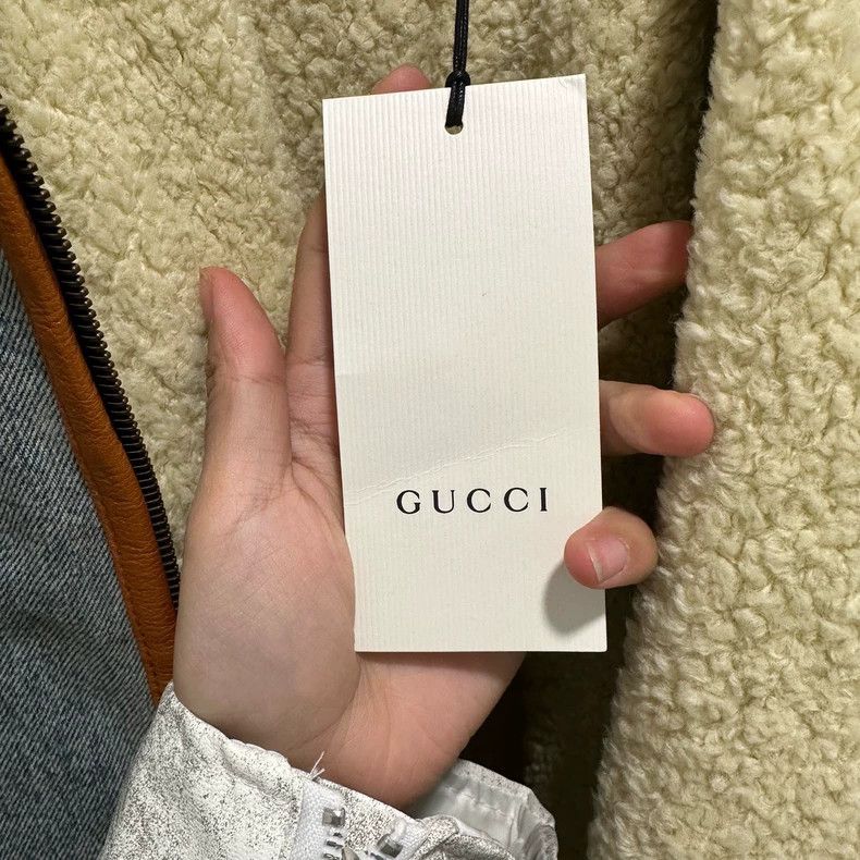 Gucci Gucci Canvas patchwork suede lambskin stand-up collar zippe Size US M / EU 48-50 / 2 - 5 Thumbnail