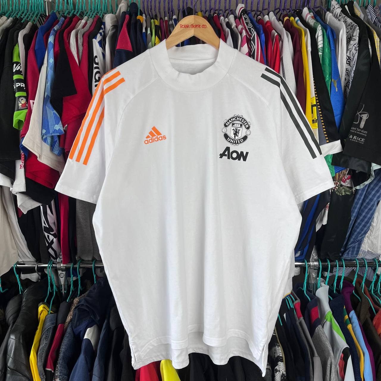 Adidas Adidas Manchester United 2020 Football Soccer Travel Tshirt Size US XL / EU 56 / 4 - 2 Thumbnail