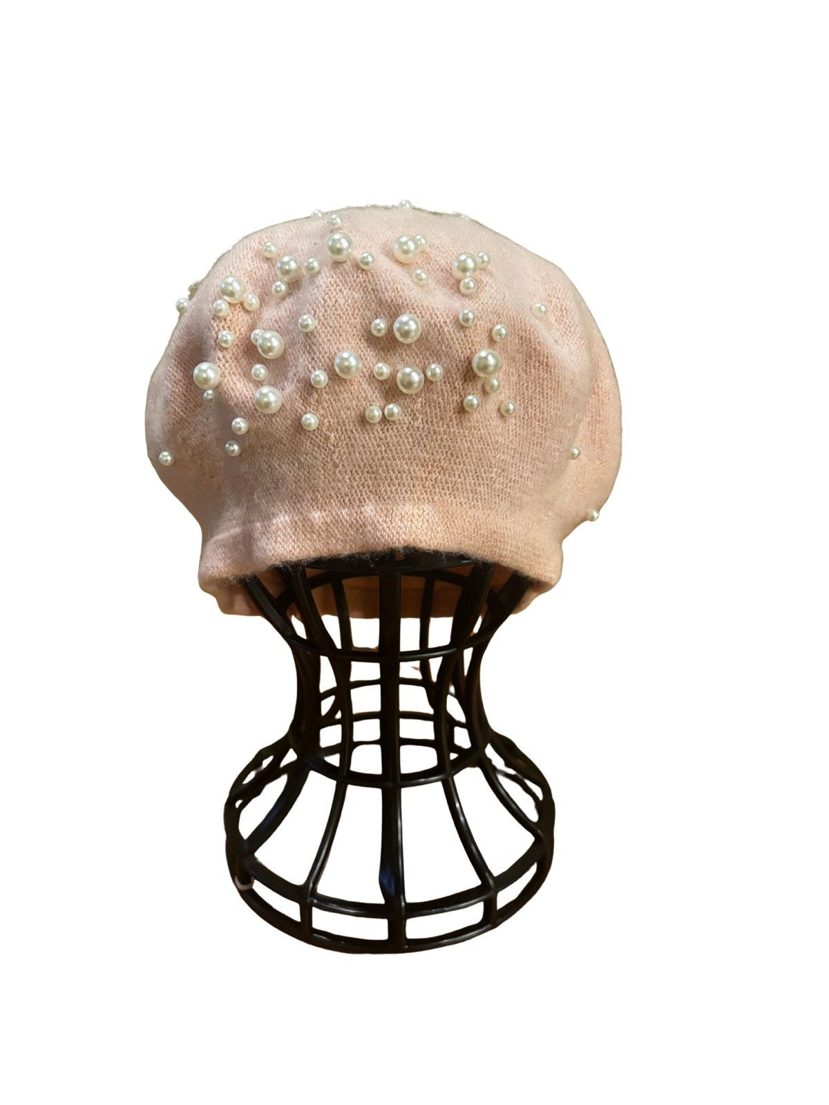 Other Pink hat with beads.wm4450 Size ONE SIZE - 1 Thumbnail