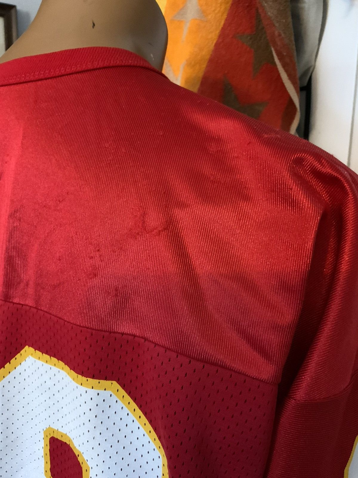 Champion × NFL × Vintage Vintage 90s Champion Kansas City Chiefs Joe Montana Jersey Size US L / EU 52-54 / 3 - 13 Thumbnail