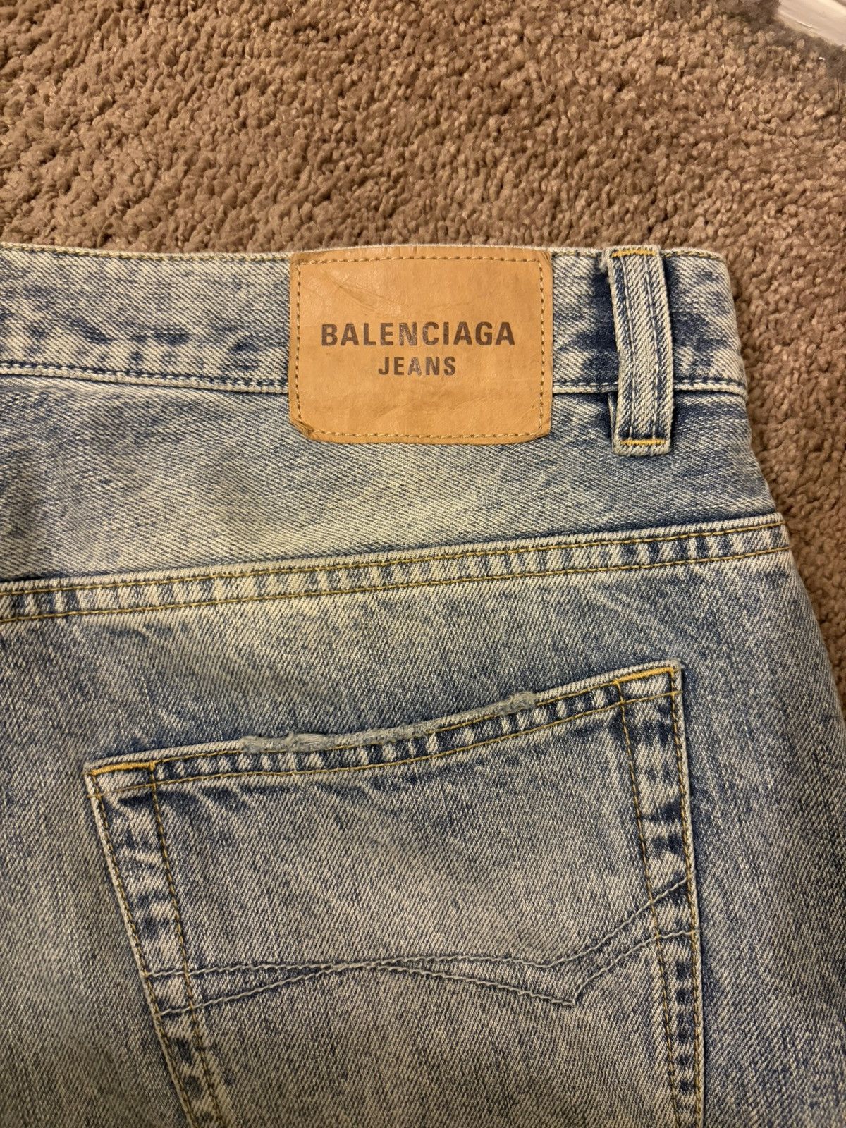 Balenciaga Balenciaga Lost Tape Flared Denim Size US 32 / EU 48 - 6 Thumbnail