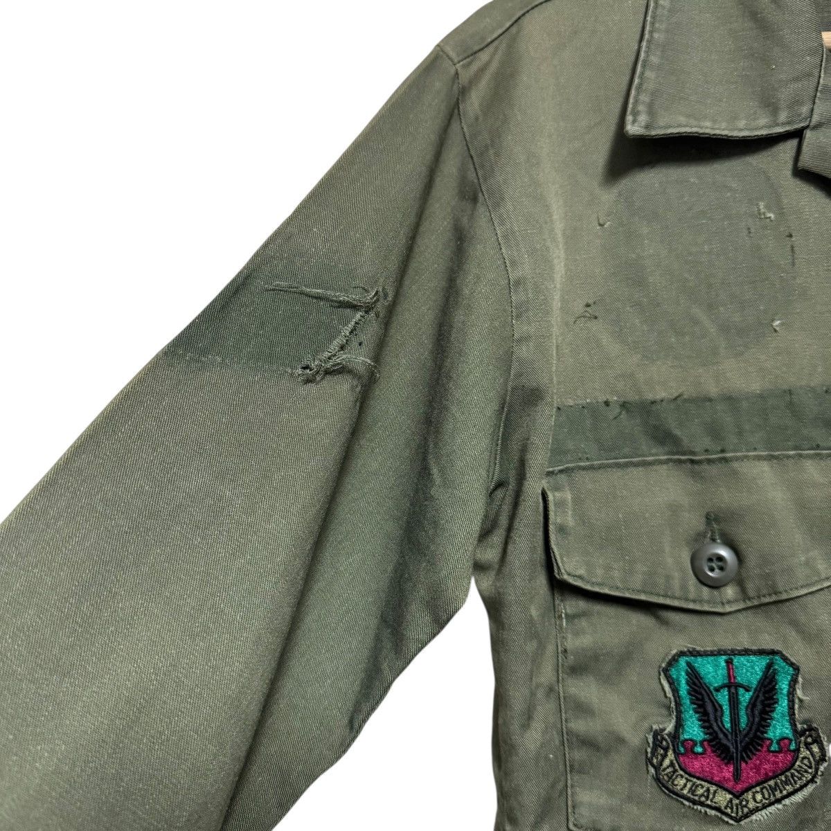 Vintage Vintage OG107 Fatigue Shirt Us Airforce Vietnam War Size US M / EU 48-50 / 2 - 5 Thumbnail