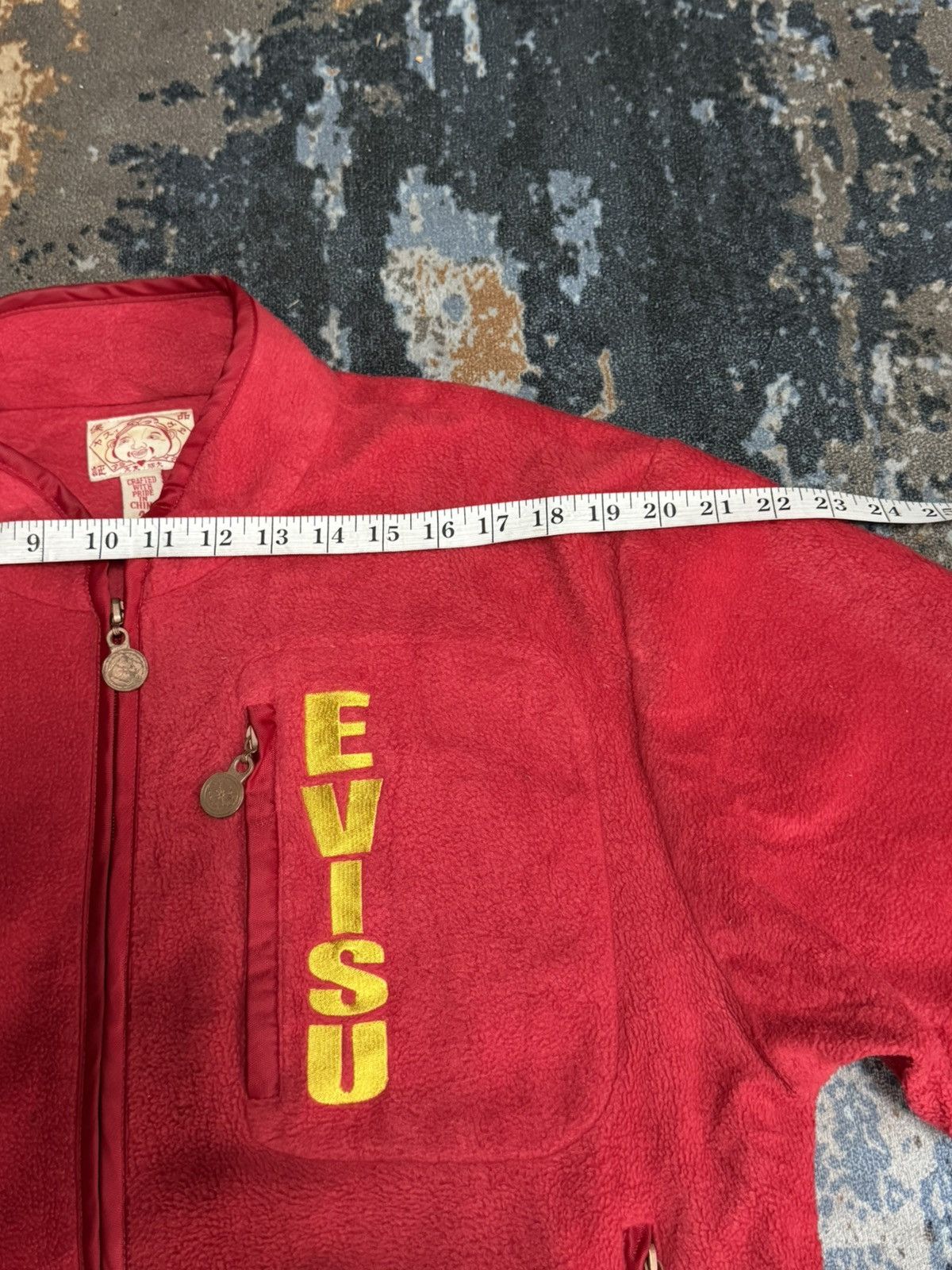 Evisu Vintage Evisu Boa Fleece Jacket Size US L / EU 52-54 / 3 - 12 Thumbnail