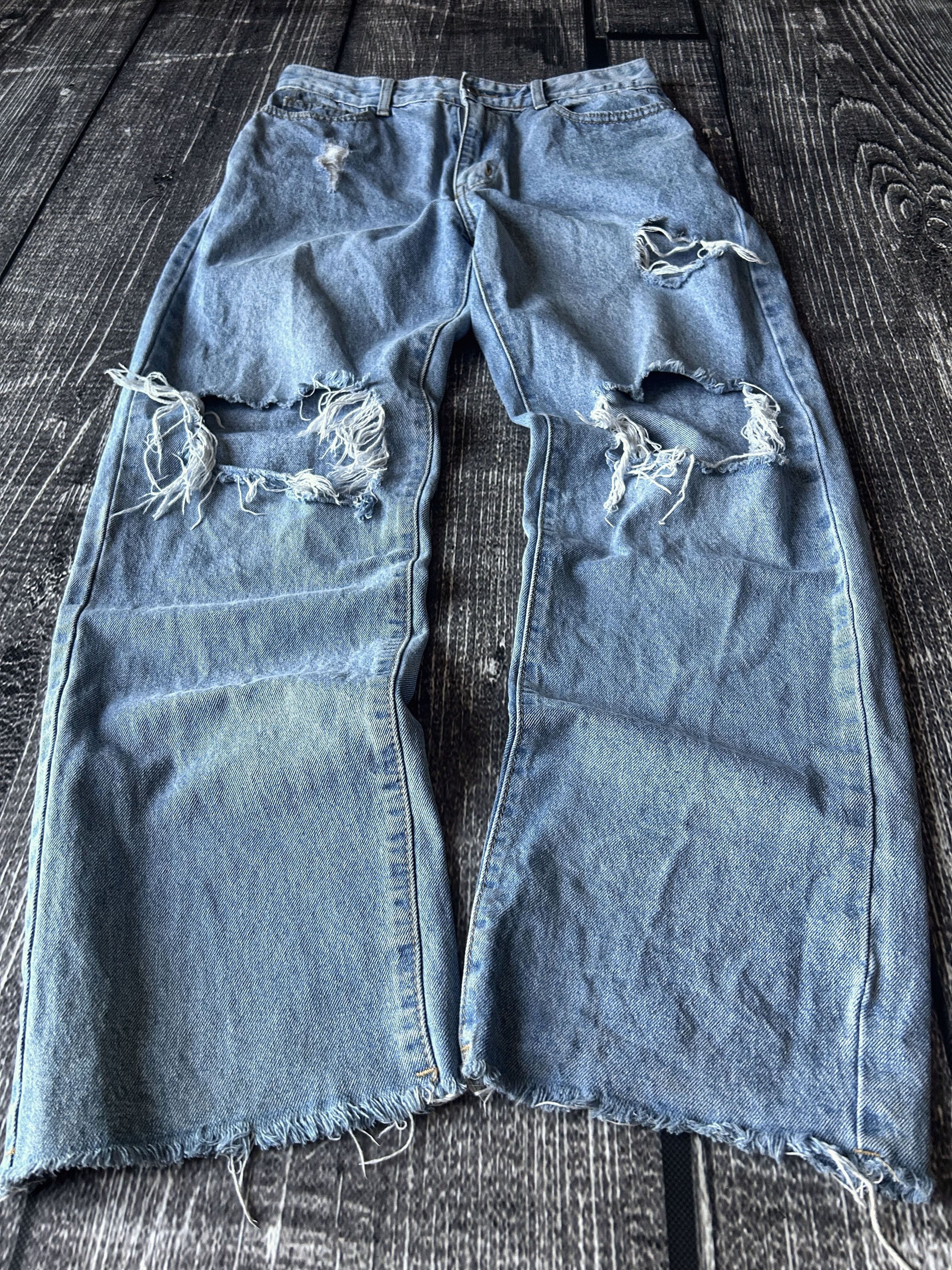 CRAZy VTG Yohji Yamamoto Junya Watanabe Style Washed Jeans