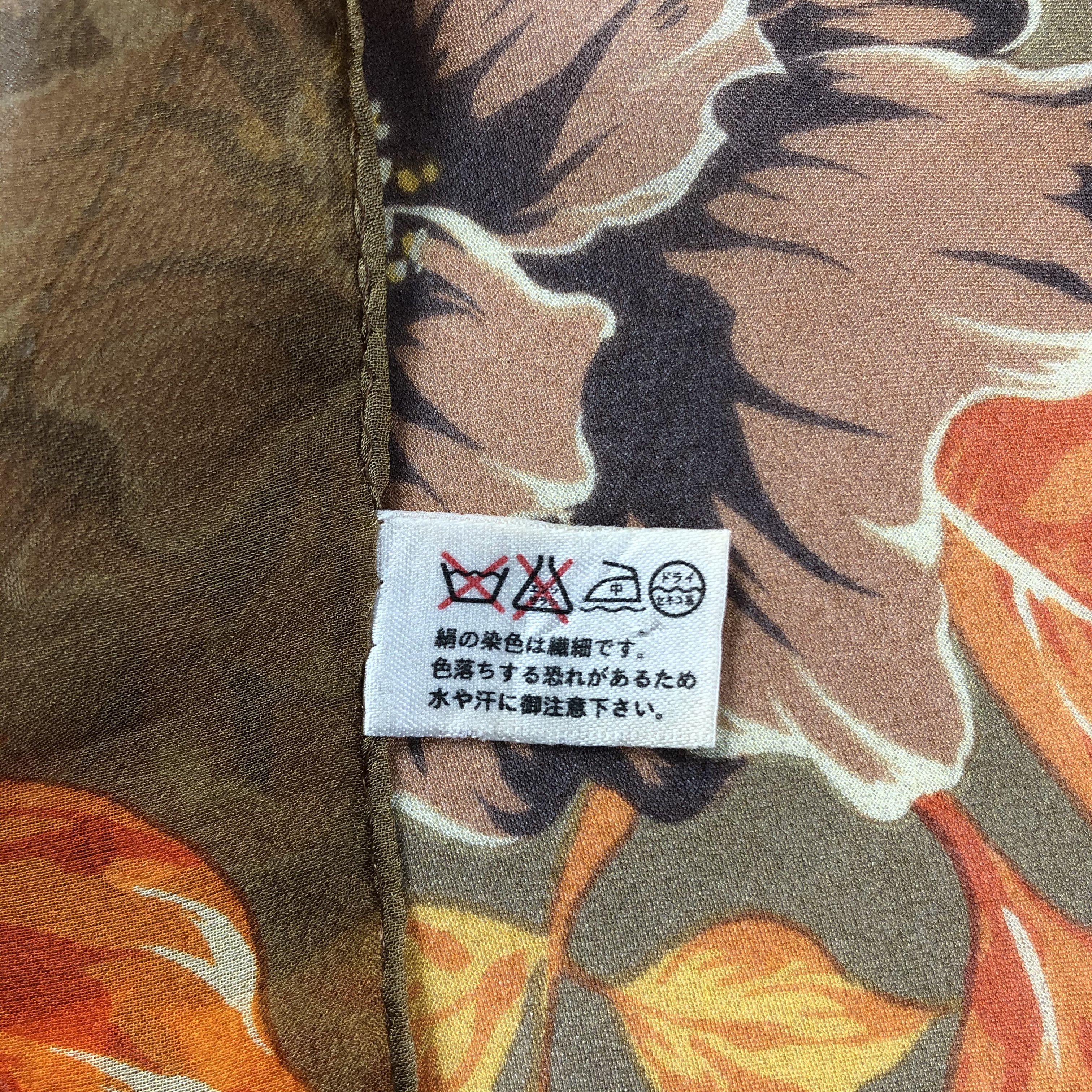 Vintage Vintage Maxime Labeyrie Silk Scarf Size ONE SIZE - 6 Thumbnail