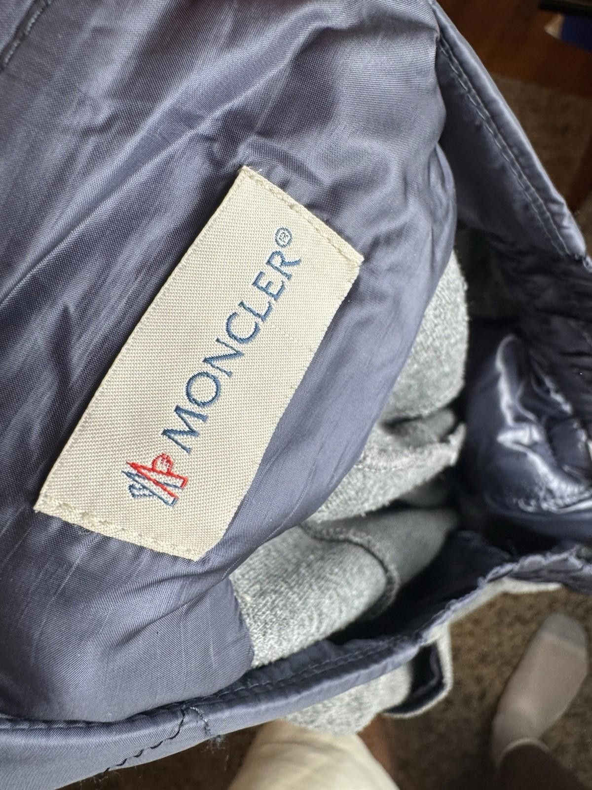 Moncler Moncler Enfant Grey Wool Logo Tracksuit Set Jacket & Pants Size ONE SIZE - 7 Thumbnail