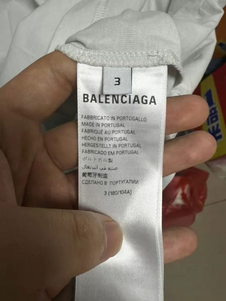 Balenciaga Balenciaga Double Ring Logo Short Sleeve Size 3 Size US M / EU 48-50 / 2 - 4 Thumbnail