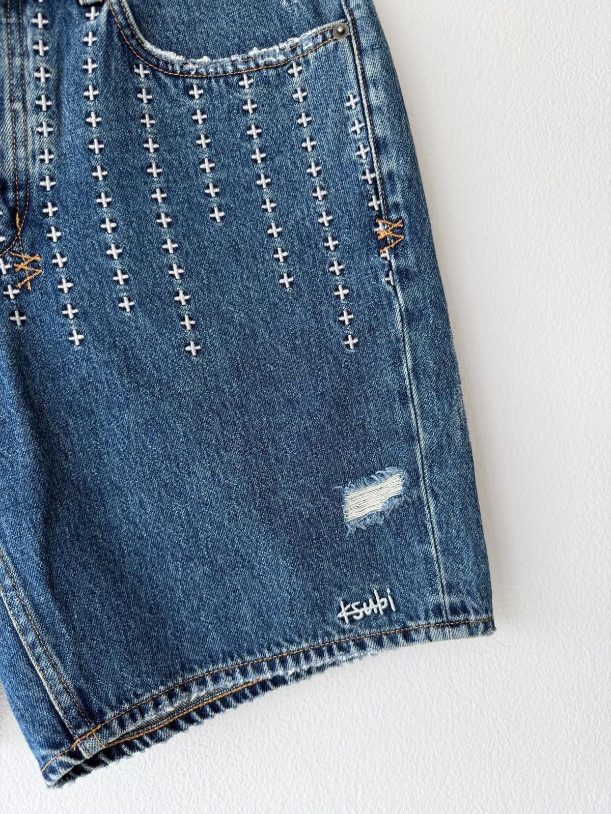 Ksubi new Ksubi mens denim shorts anti k short ekstatik blue 32 Size US 32 / EU 48 - 4 Thumbnail