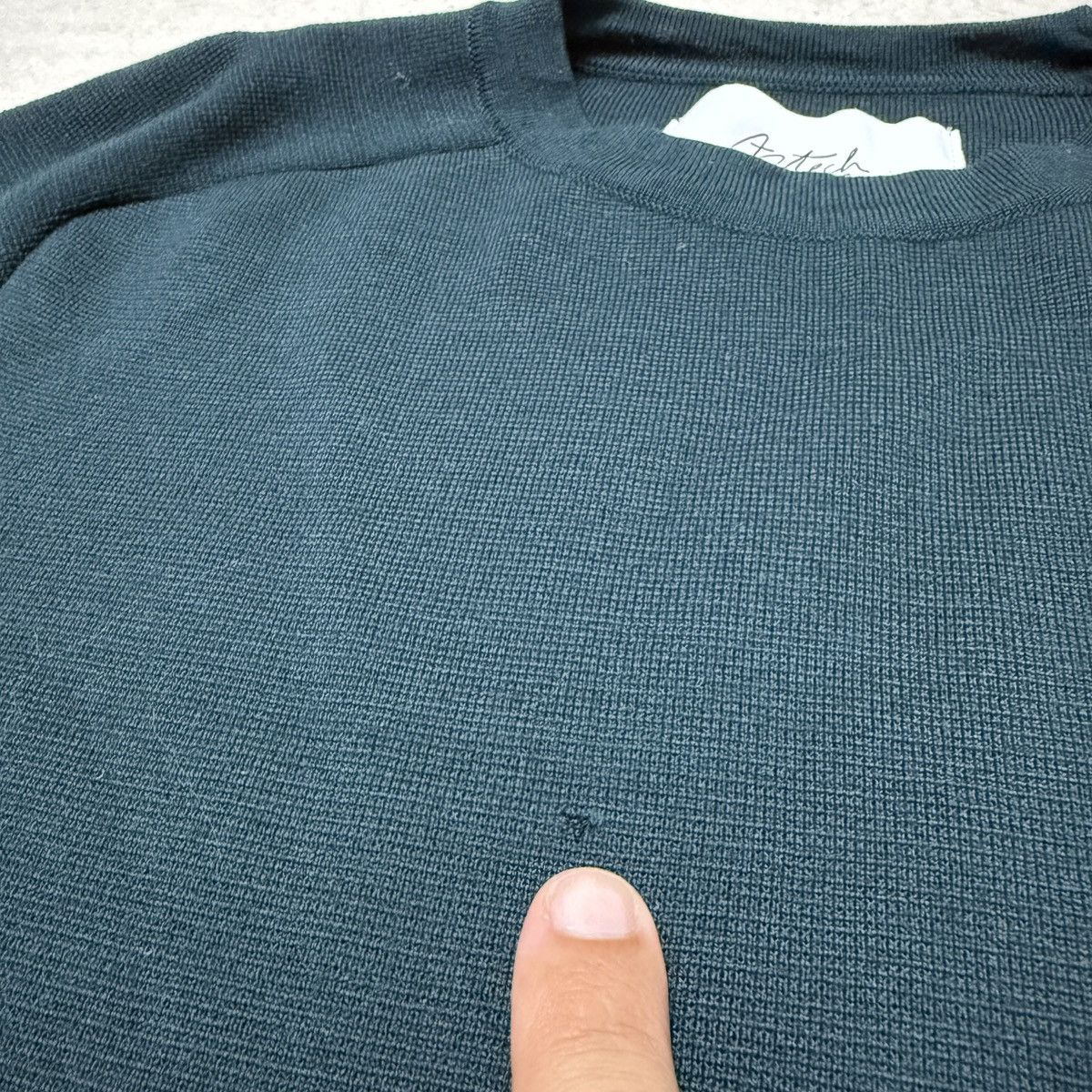 Aztech Mountain Aztech Mountain Wool Color-Block Sweater Forest Green *FLAW* Size US S / EU 44-46 / 1 - 3 Thumbnail
