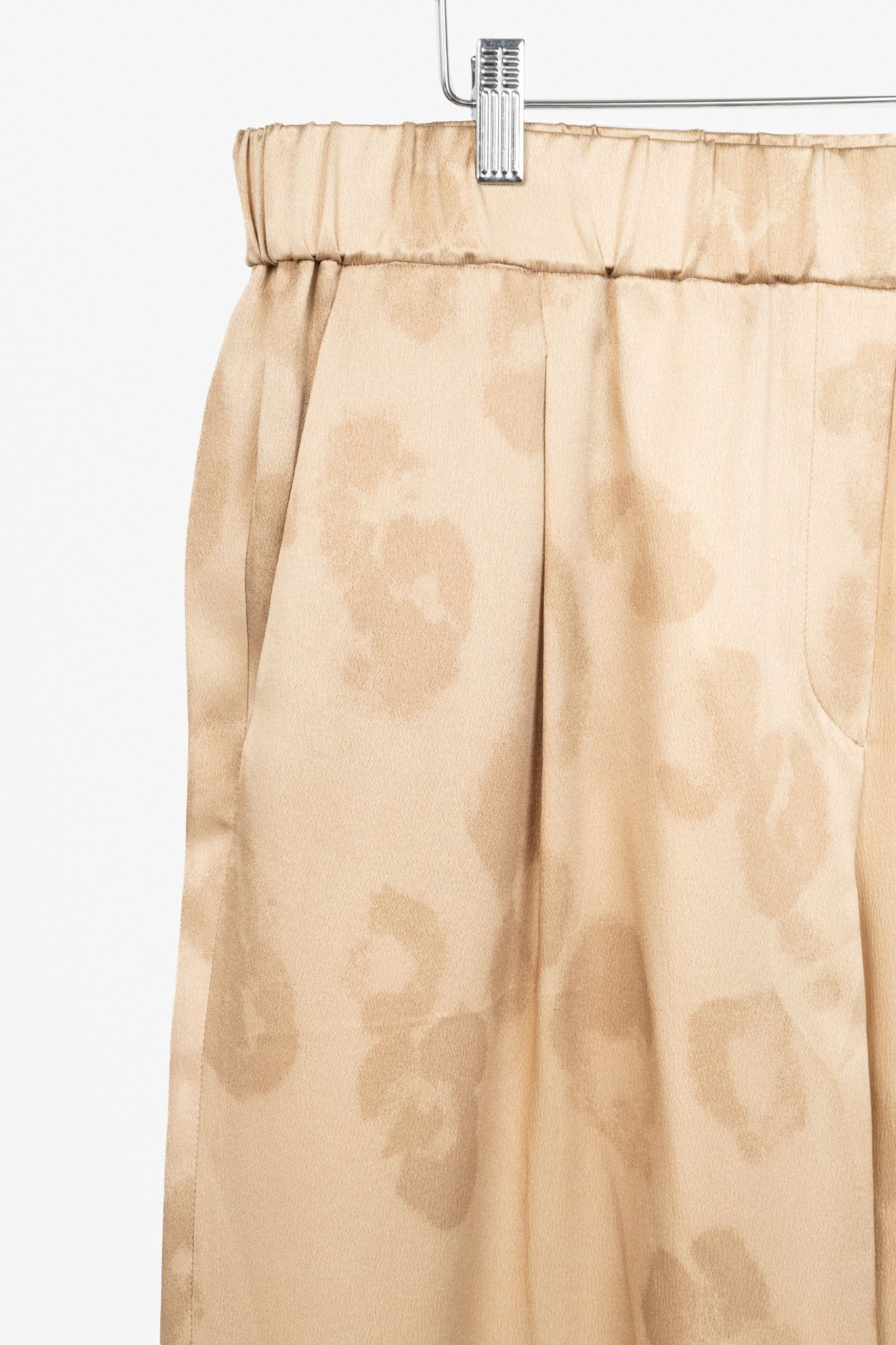 Giorgio Armani Giorgio Armani AW24 Gold Leopard Silk Pull-On Trousers Size 34" / US 12 / IT 48 - 4 Thumbnail