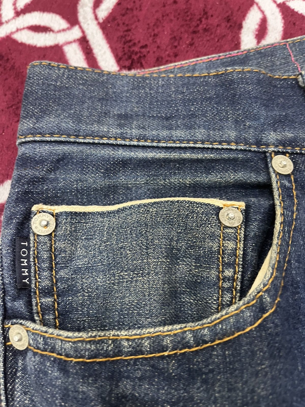 Tommy Hilfiger Tommy Hilfiger Red Selvedge Denim Size US 31 - 7 Thumbnail
