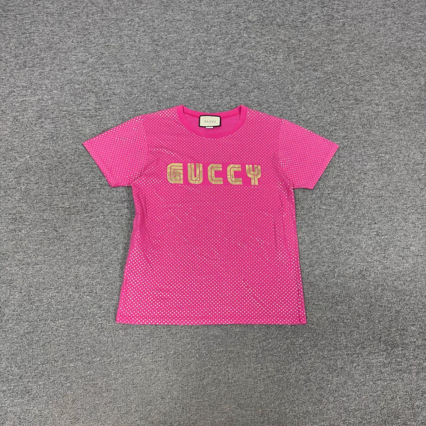 Gucci Gucci polka dot gold label short sleeve tee XS 99 new Size XS / US 0-2 / IT 36-38 - 1 Thumbnail