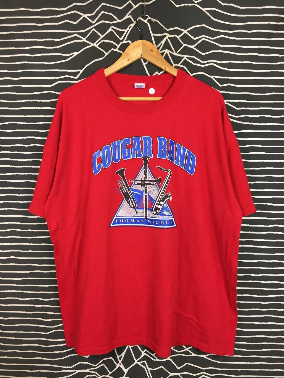 Band Tees Vtg Cougar Band Thomas Middle Perfection Is Possible Tee Size US XL / EU 56 / 4 - 1 Thumbnail