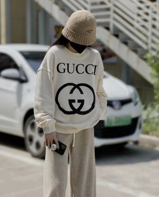 Gucci GucciBeige double G sweatshirt 2503-Nextarrow Size US XS / EU 42 / 0 - 5 Thumbnail