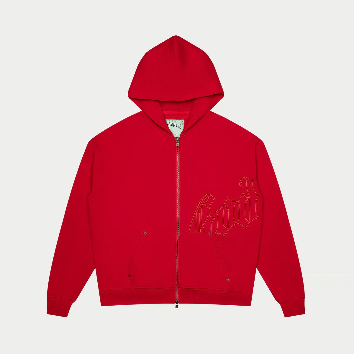 Godspeed Godspeed OG Logo V2 Double Red Hoodie Size US XS / EU 42 / 0 - 1 Thumbnail
