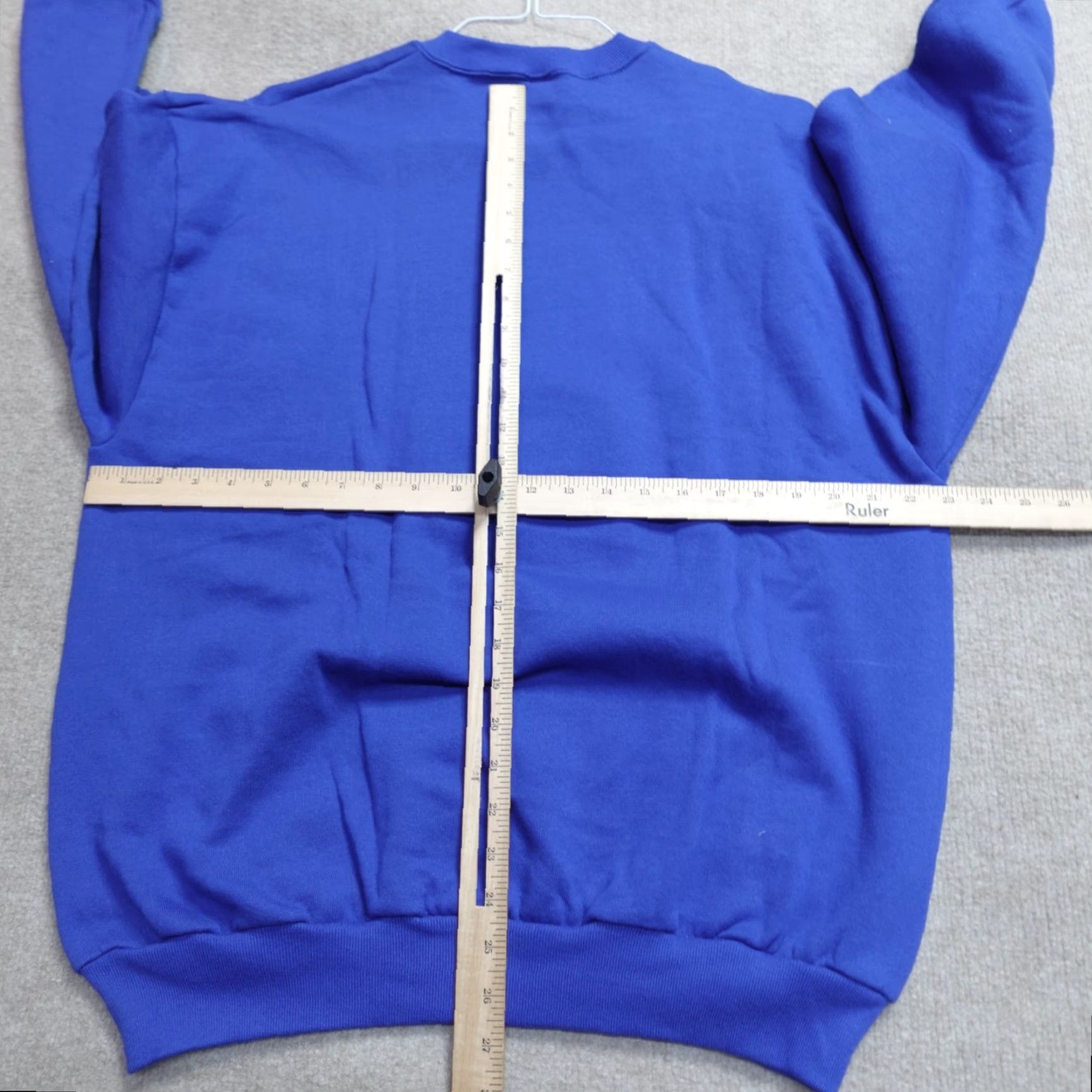 Jerzees VINTAGE Jerzees Sweatshirt Crew Neck Blue L USA Pullover Men Blank Made in USA NEW Old Stock Size US L / EU 52-54 / 3 - 4 Thumbnail