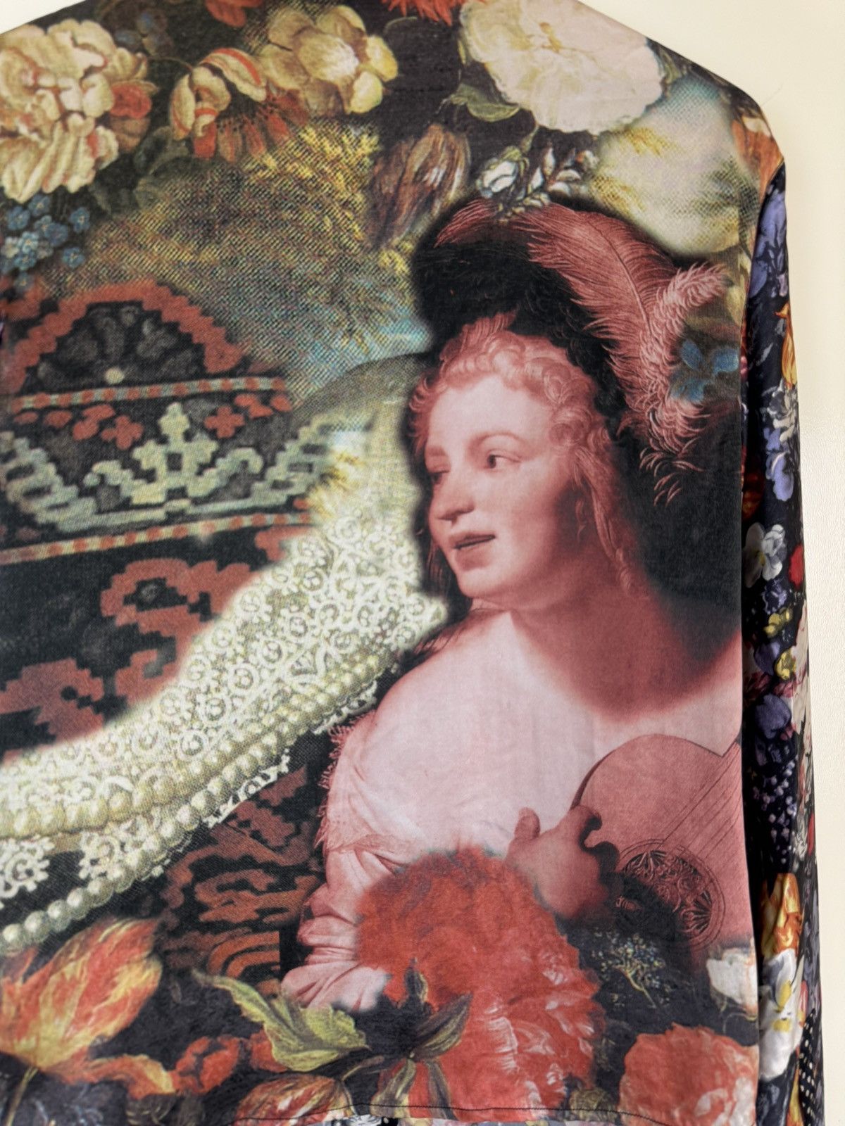 Oilily Oilily silk art artwork bohemian Renaissance baroque shirt M Size M / US 6-8 / IT 42-44 - 2 Thumbnail
