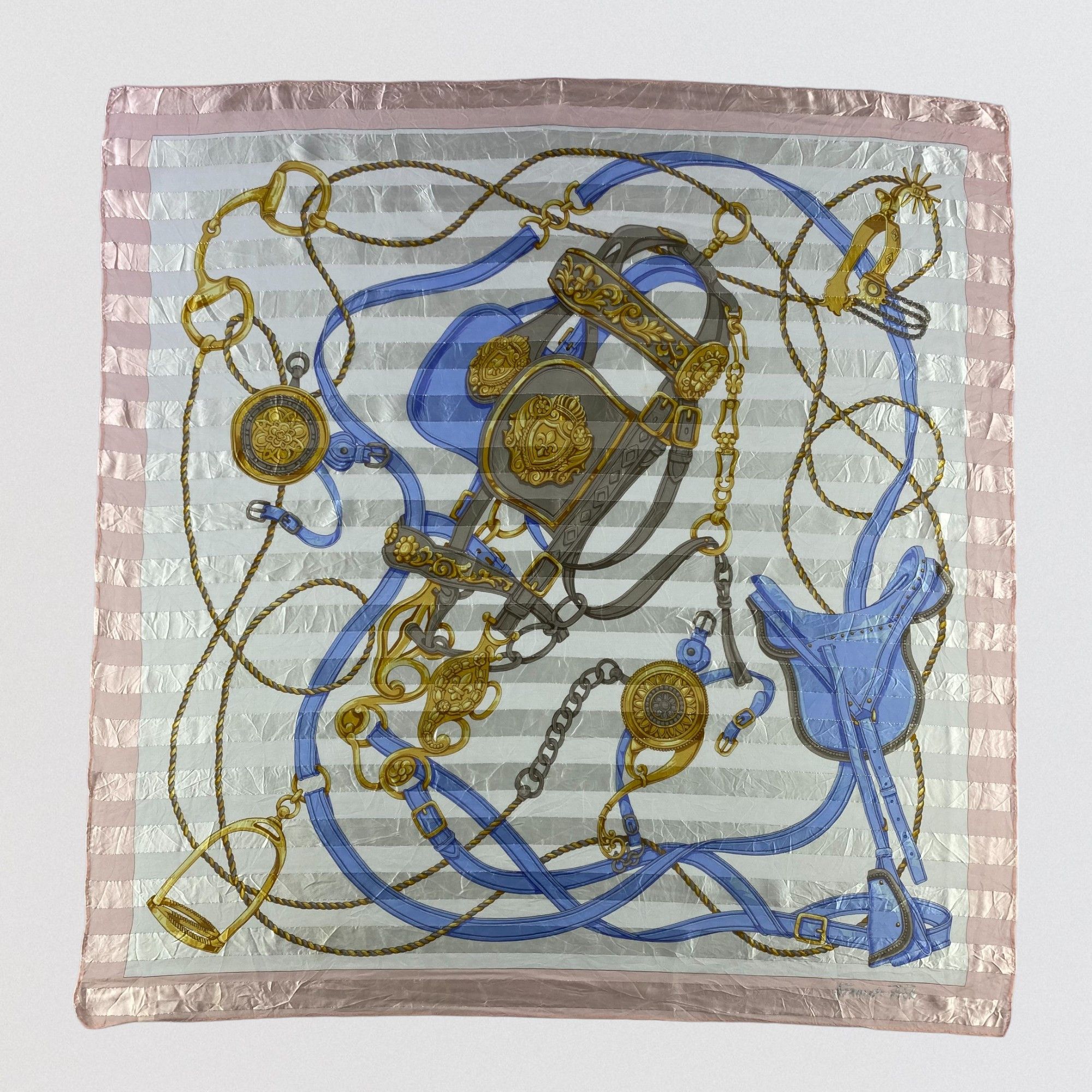 Japanese Brand × Vintage Vintage Ernot Fick Silk Scarf SS040 Size ONE SIZE - 1 Thumbnail
