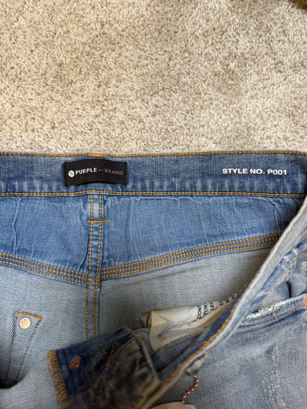 Purple Brand Purple Brand Iridescent Pearl Skinny Jeans Indigo Size US 31 - 5 Thumbnail