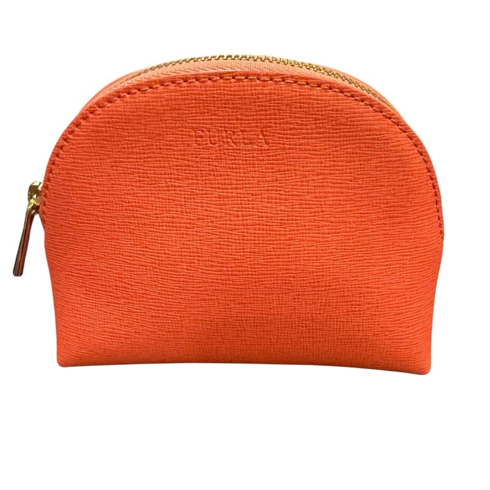 Furla Furla Blush Pink and Coral Half Moon Cosmetic Bag Set Size ONE SIZE - 6 Thumbnail