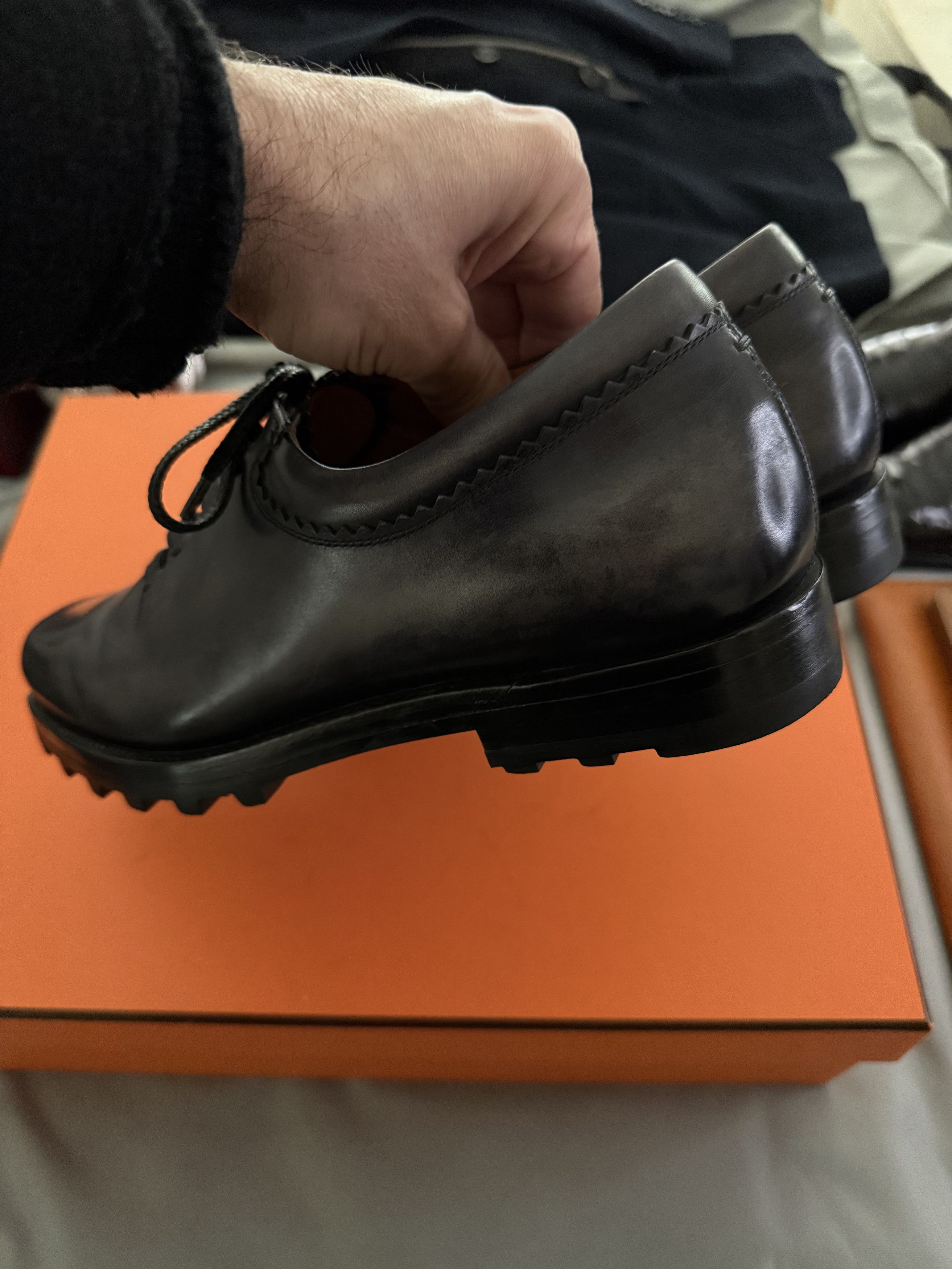 Berluti Coveted Rare $2,500 Stunning Burnished Patina Godly Details Size US 7.5 / EU 40-41 - 19 Thumbnail