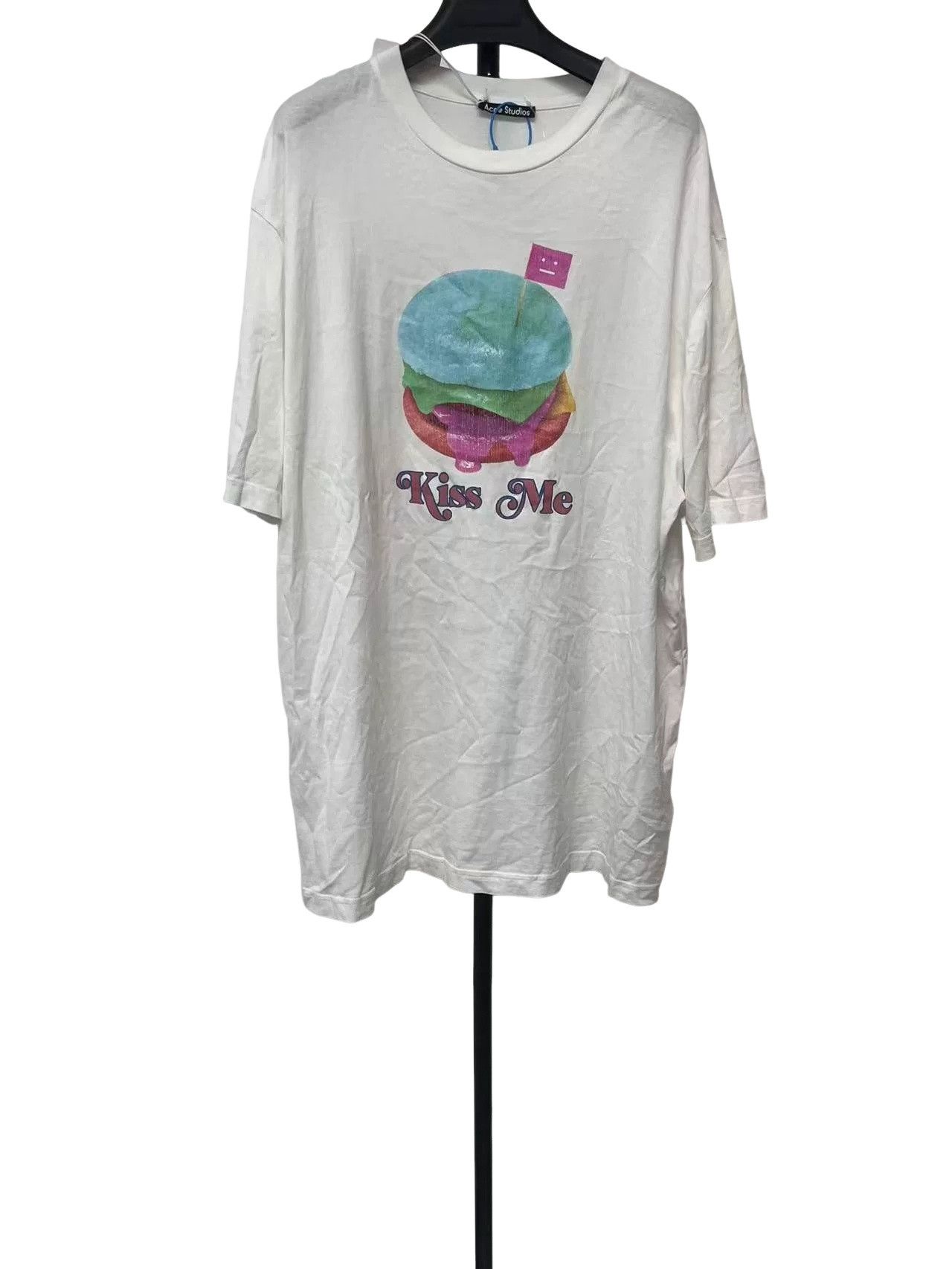Acne Studios Acne Studios Burger Kiss Me Graphic T-Shirt US XS Size US XS / EU 42 / 0 - 1 Thumbnail