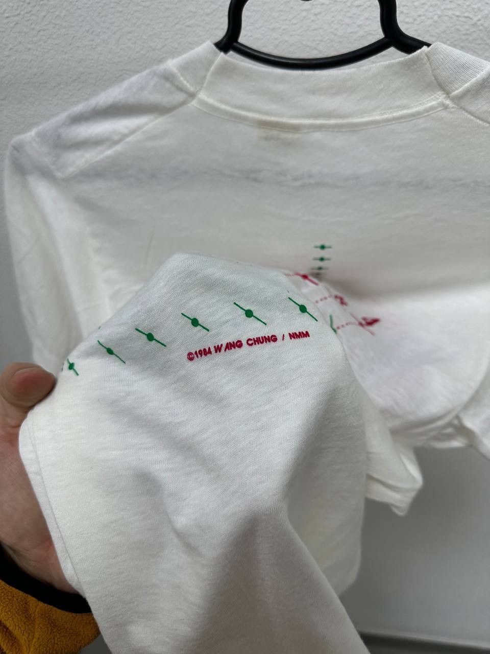 Band Tees × Vintage Wang Chung 1984 Rare Points on the Curve T-Shirt Size US S / EU 44-46 / 1 - 5 Thumbnail
