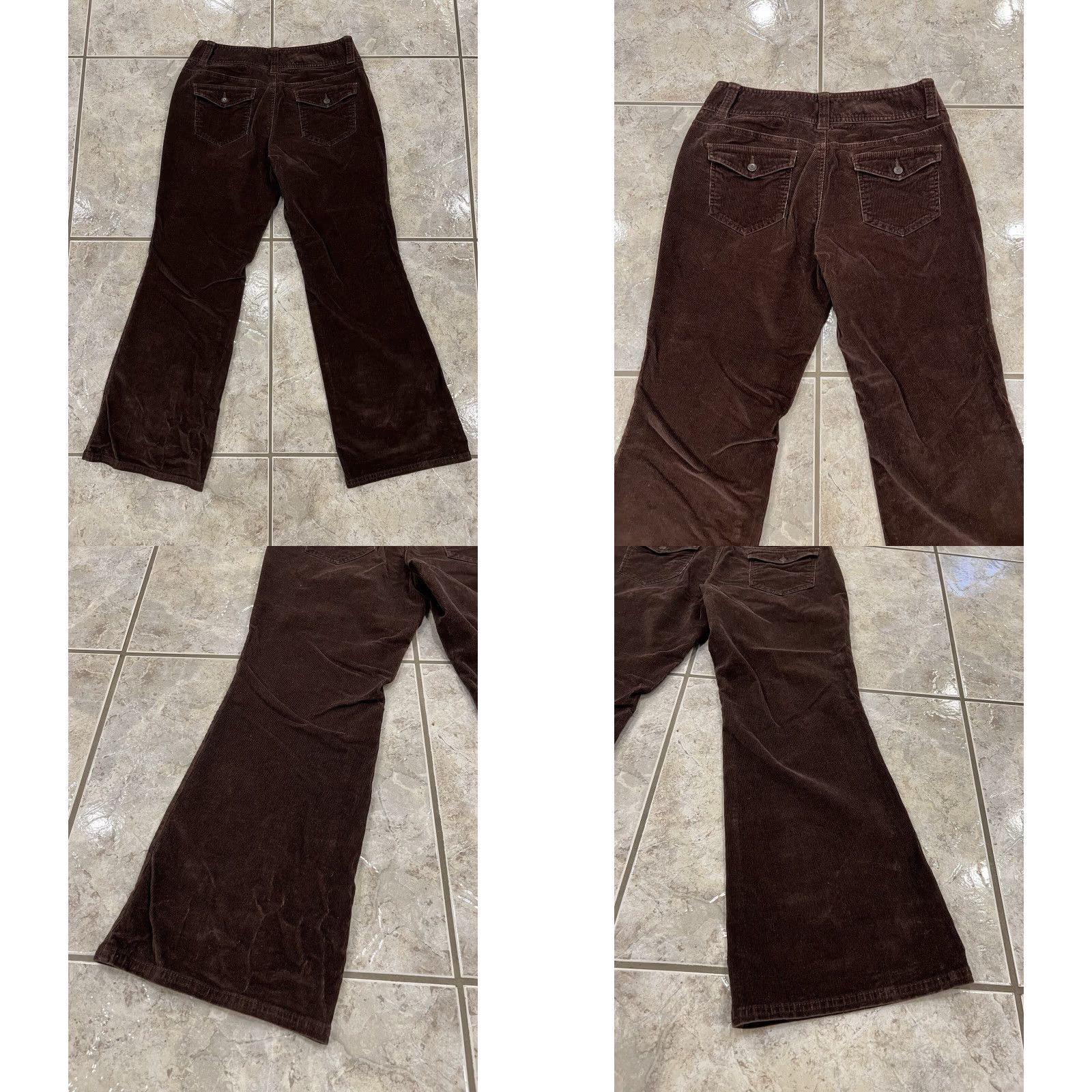 Dockers Womens DOCKERS Pants Bootcut Corduroy Brown 8 SHORT Inseam 29in Flat Front Pockets Slimming Stretch Casual Vintage: No? Size 30" / US 8 / IT 44 - 8 Thumbnail