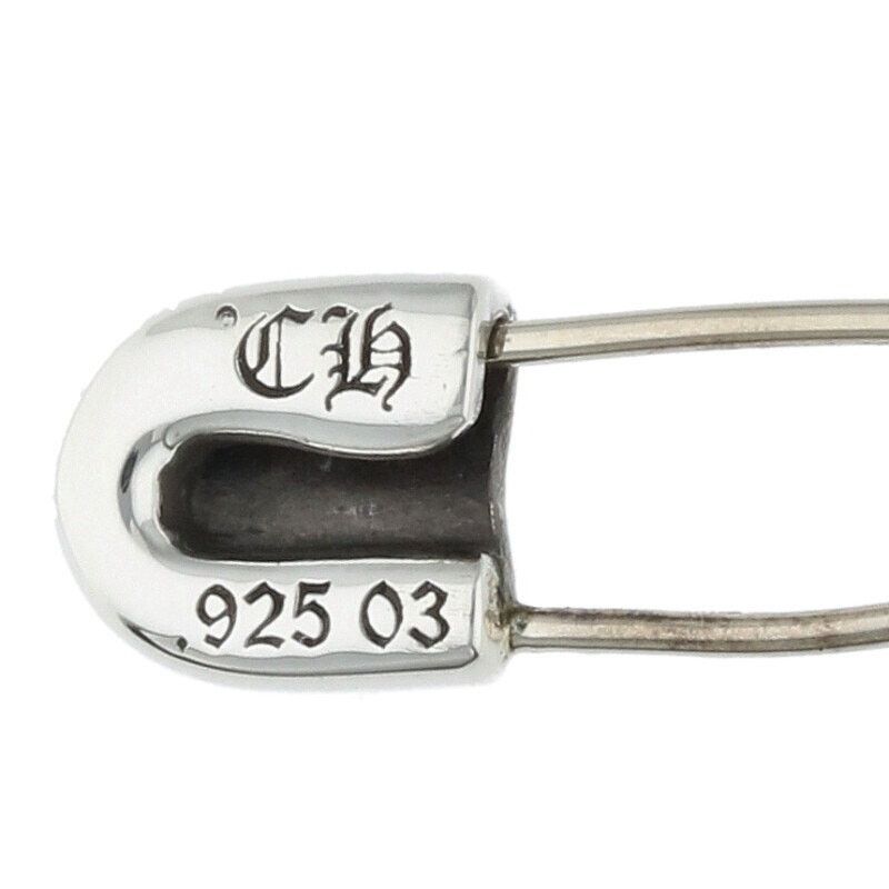 Chrome Hearts Chrome Hearts Safety Pin Emerald Silver Earring Size ONE SIZE - 3 Thumbnail