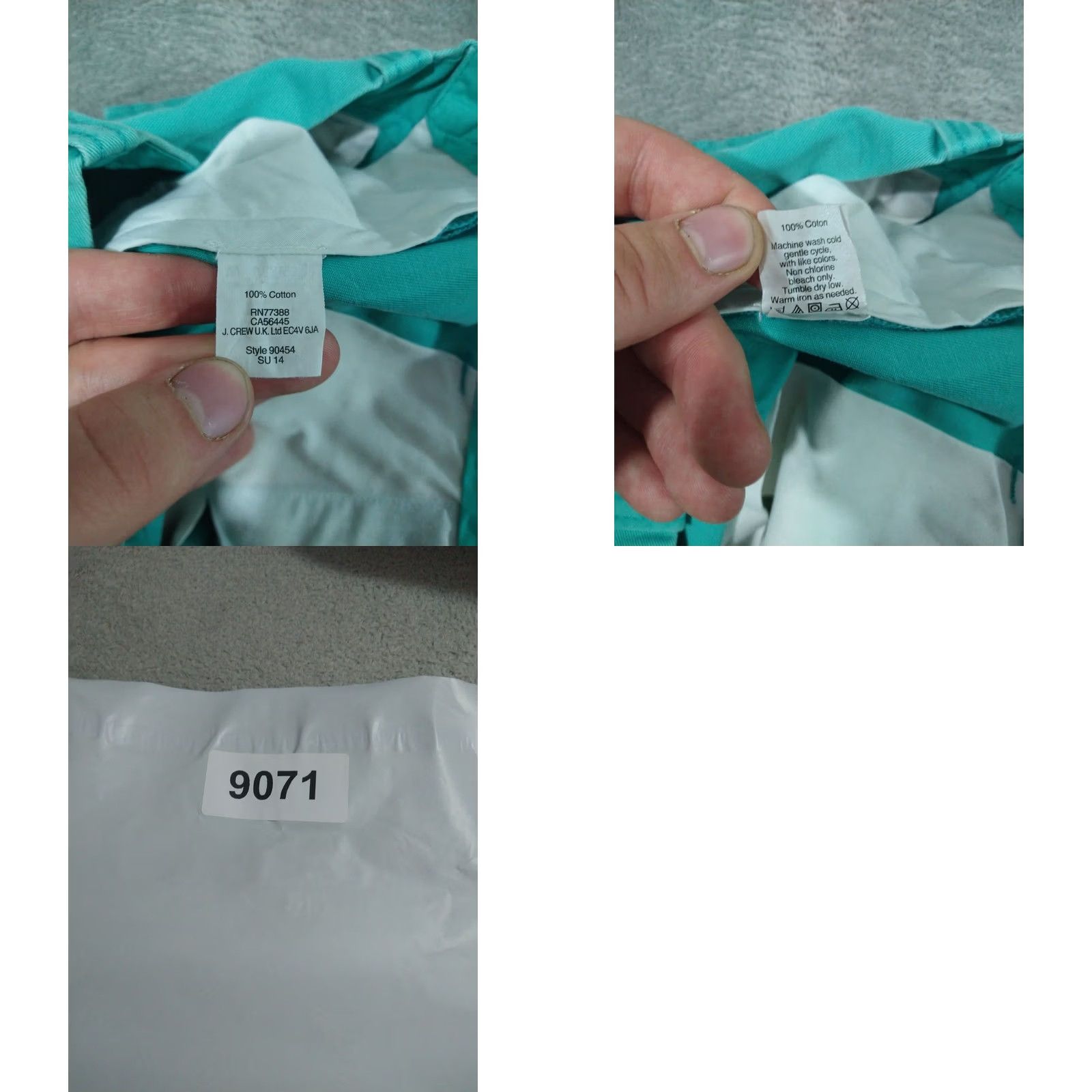 J.Crew J.CREW Shorts Mens 29 x 9 Mint Green Chino Flat Front Preppy Vintage: No No Size US 29 - 8 Thumbnail