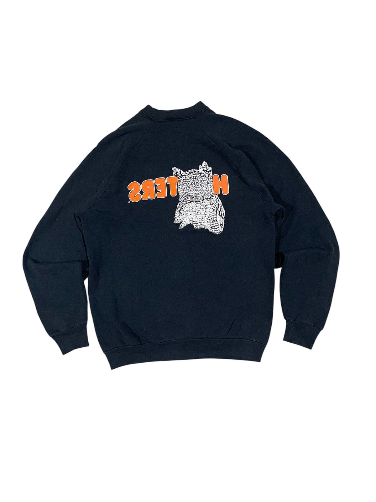 Vintage 90s HOOTERS ROCKVILLE,MD SPELLOUT SWEATSHIRT DISTRESSED Size US M / EU 48-50 / 2 - 3 Thumbnail