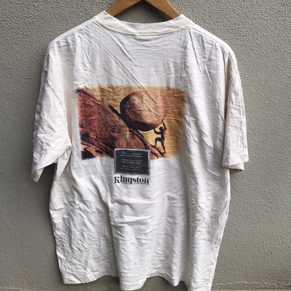 Vintage Vintage 90s KINGSTON tee tech software Size US XL / EU 56 / 4 - 3 Thumbnail