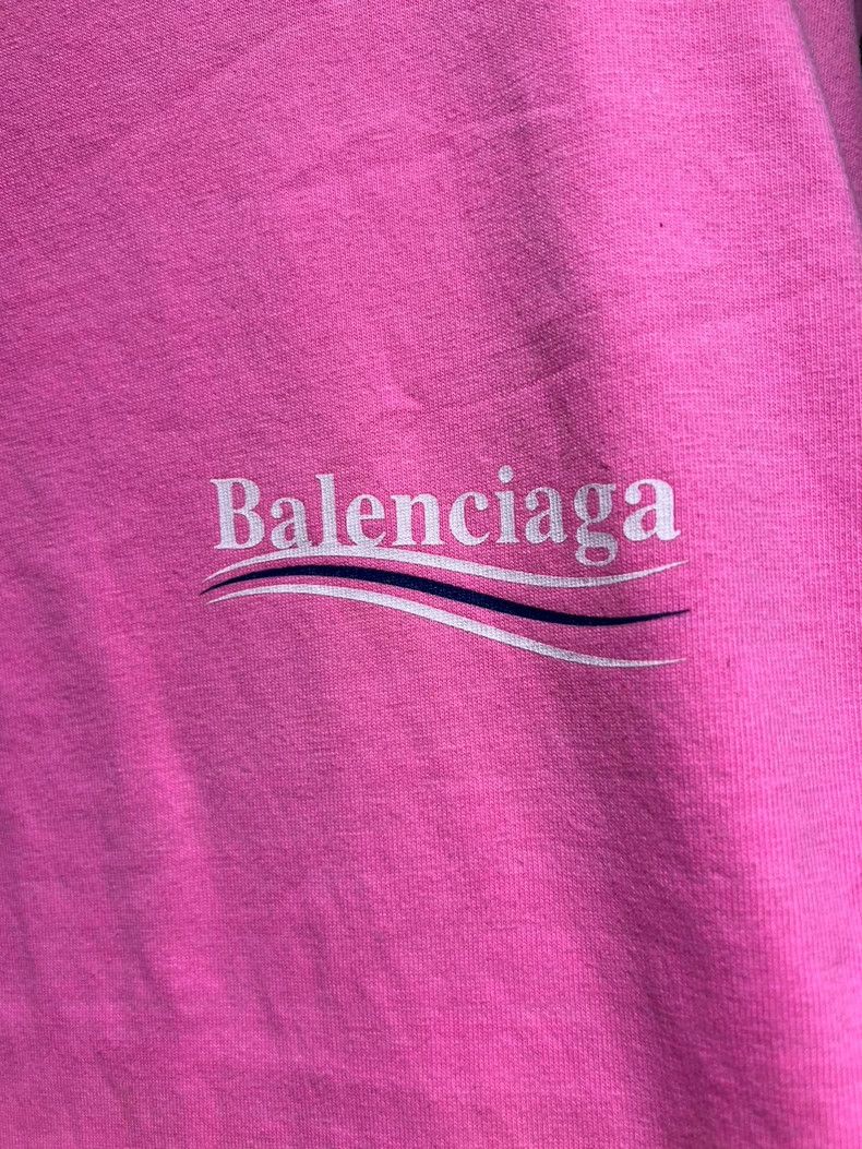 Balenciaga Balenciaga Fluorescent Pink Coke Short Sleeve New Size S Size US S / EU 44-46 / 1 - 3 Thumbnail