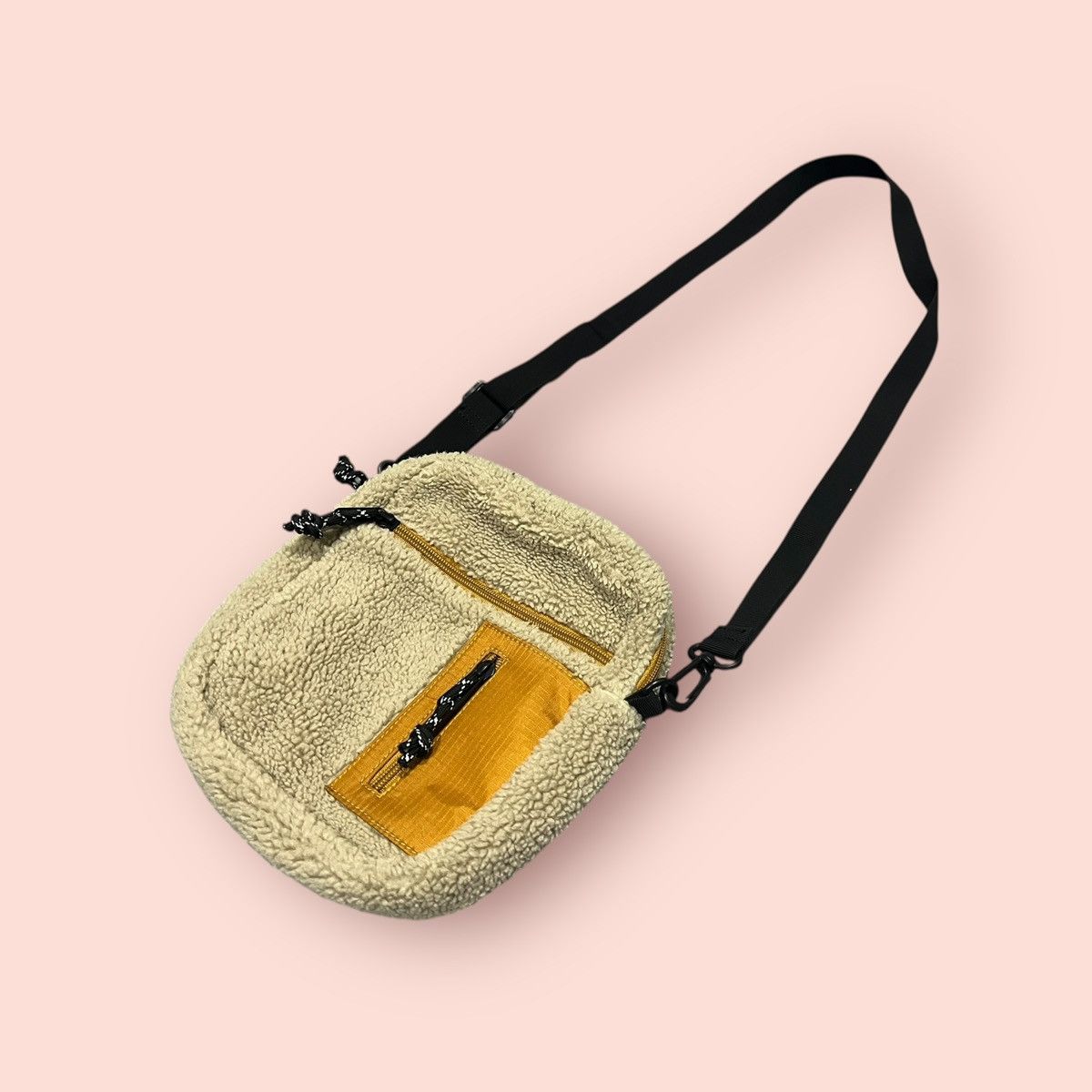 Japanese Brand × Studio Seven RARE STUDIO CLIP JAPAN FLEECE CROSSBODY SHOULDER BAG Size ONE SIZE - 4 Thumbnail