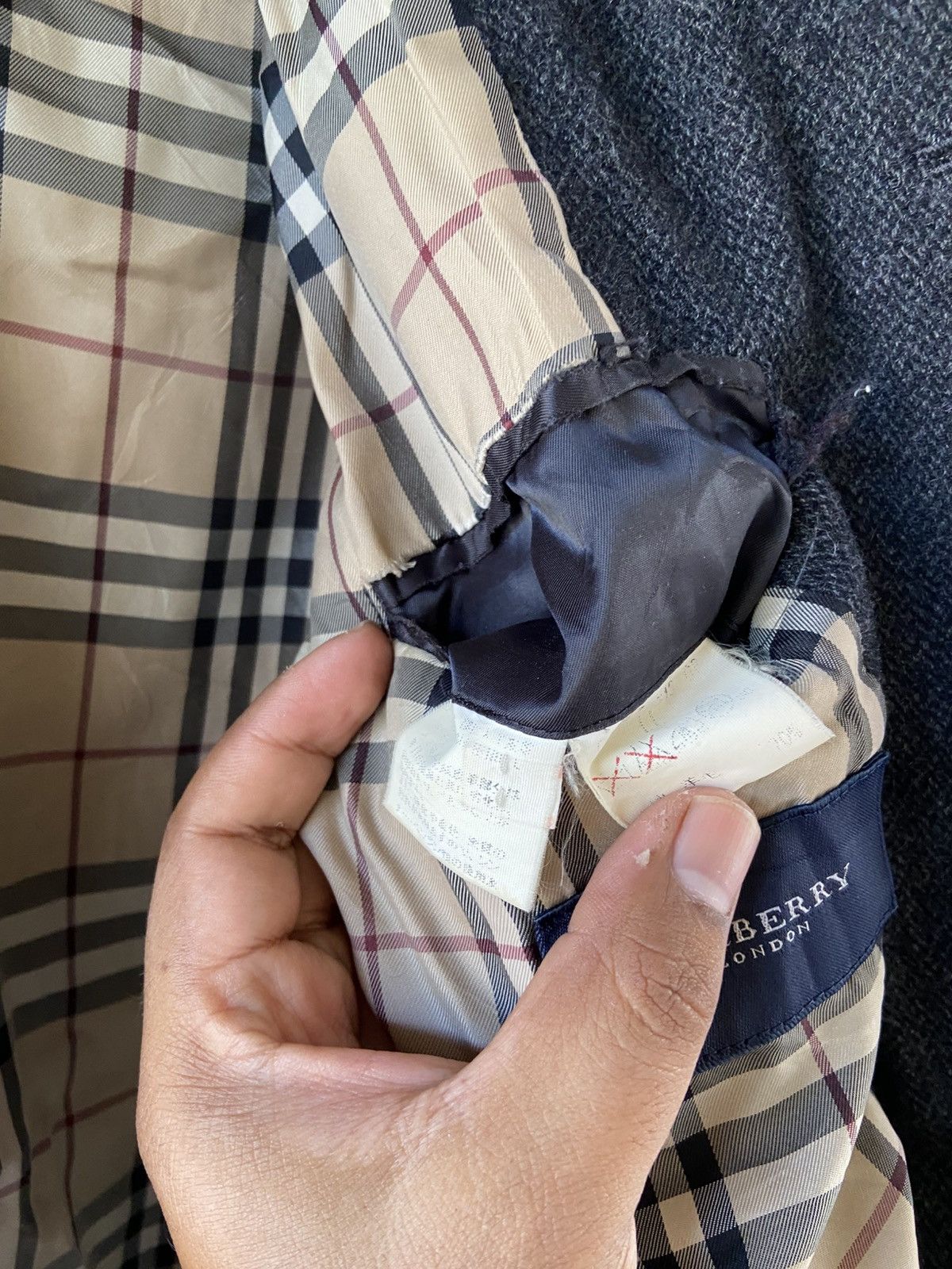 Burberry BURBERRY DARK GRAY WOOLEN COAT Size L / US 10 / IT 46 - 9 Thumbnail