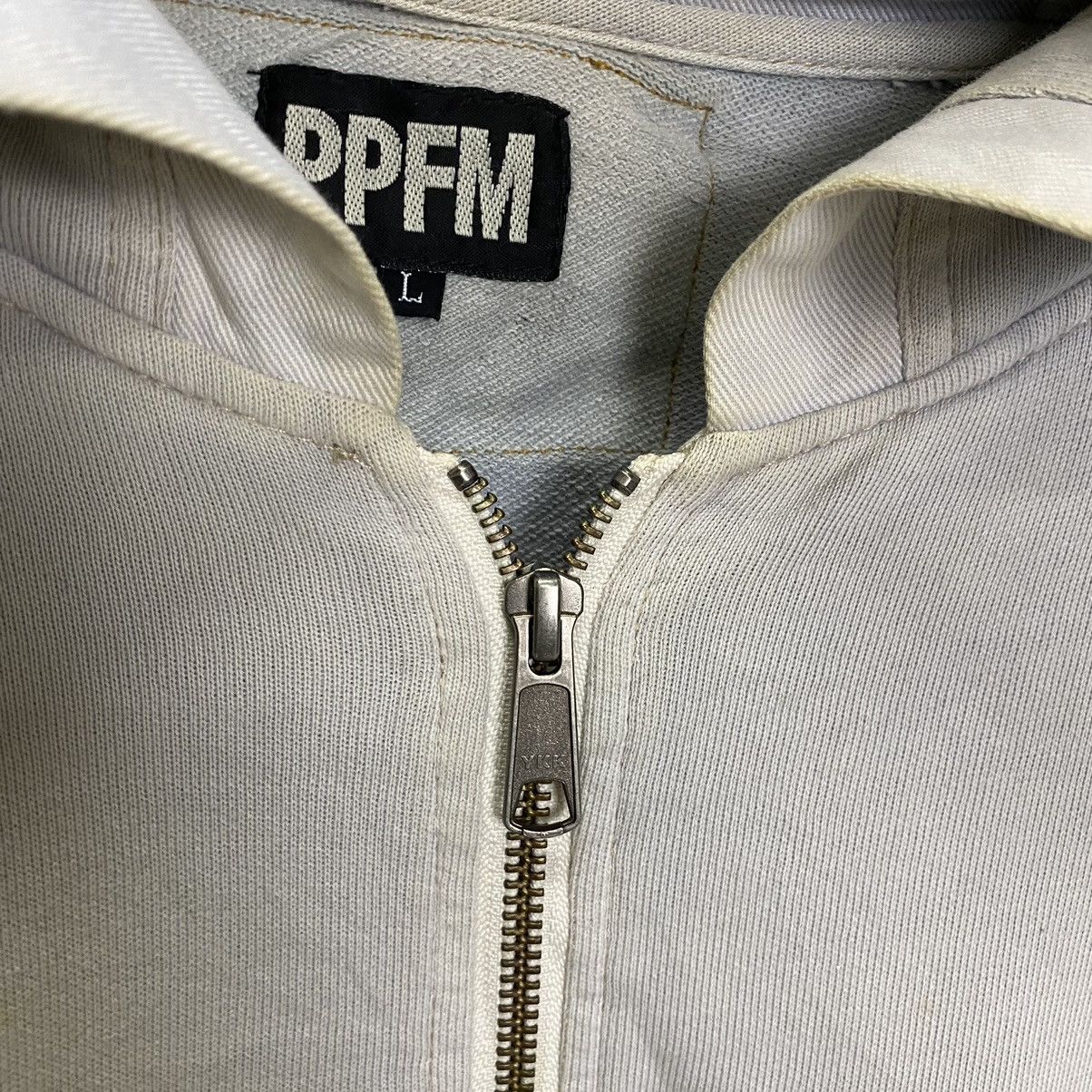 Japanese Brand PPFM faded denim mix cotton hoodie jacket Size US M / EU 48-50 / 2 - 18 Thumbnail