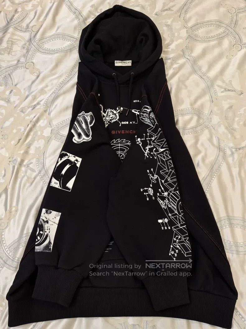 Givenchy Givenchy Black tech print sweatshirt, OS oversized fit Size US XS / EU 42 / 0 - 3 Thumbnail