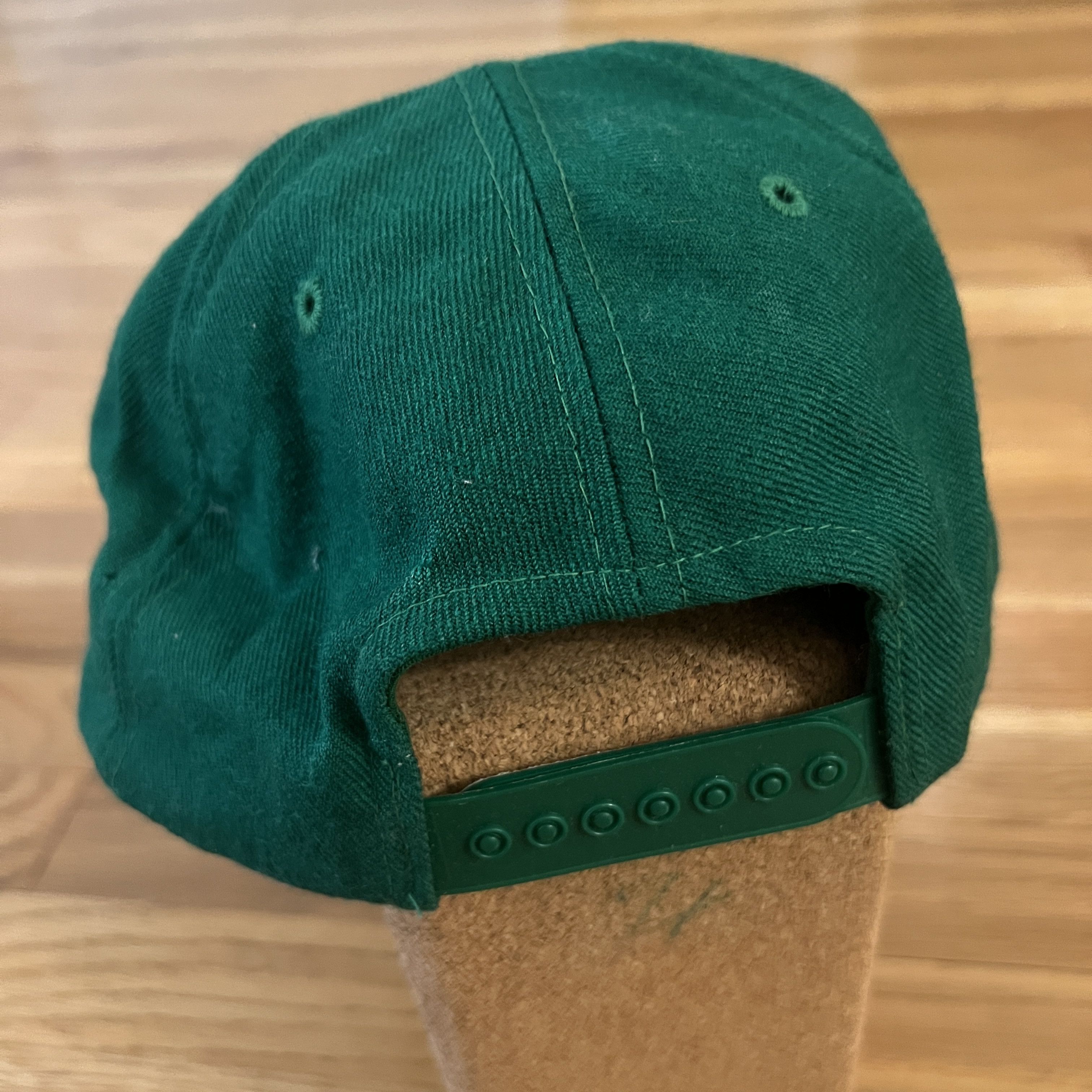 Other Vintage Kikwear Y2K 90s Skater Green Wool Snapback Hat Cap Size ONE SIZE - 3 Thumbnail