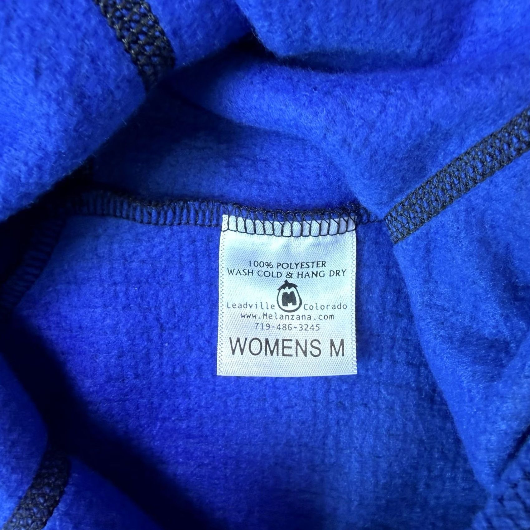 Melanzana Melanzana Micro Grid Hoodie Dress Women's Medium Blue Purple Long Pullover Size M / US 6-8 / IT 42-44 - 7 Thumbnail
