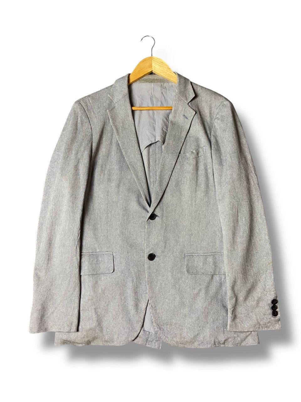 Japanese Brand × Takeo Kikuchi × Vintage Vintage Takeo Kikuchi Brand Light Blazer (130) Size US XXS / EU 40 - 1 Thumbnail