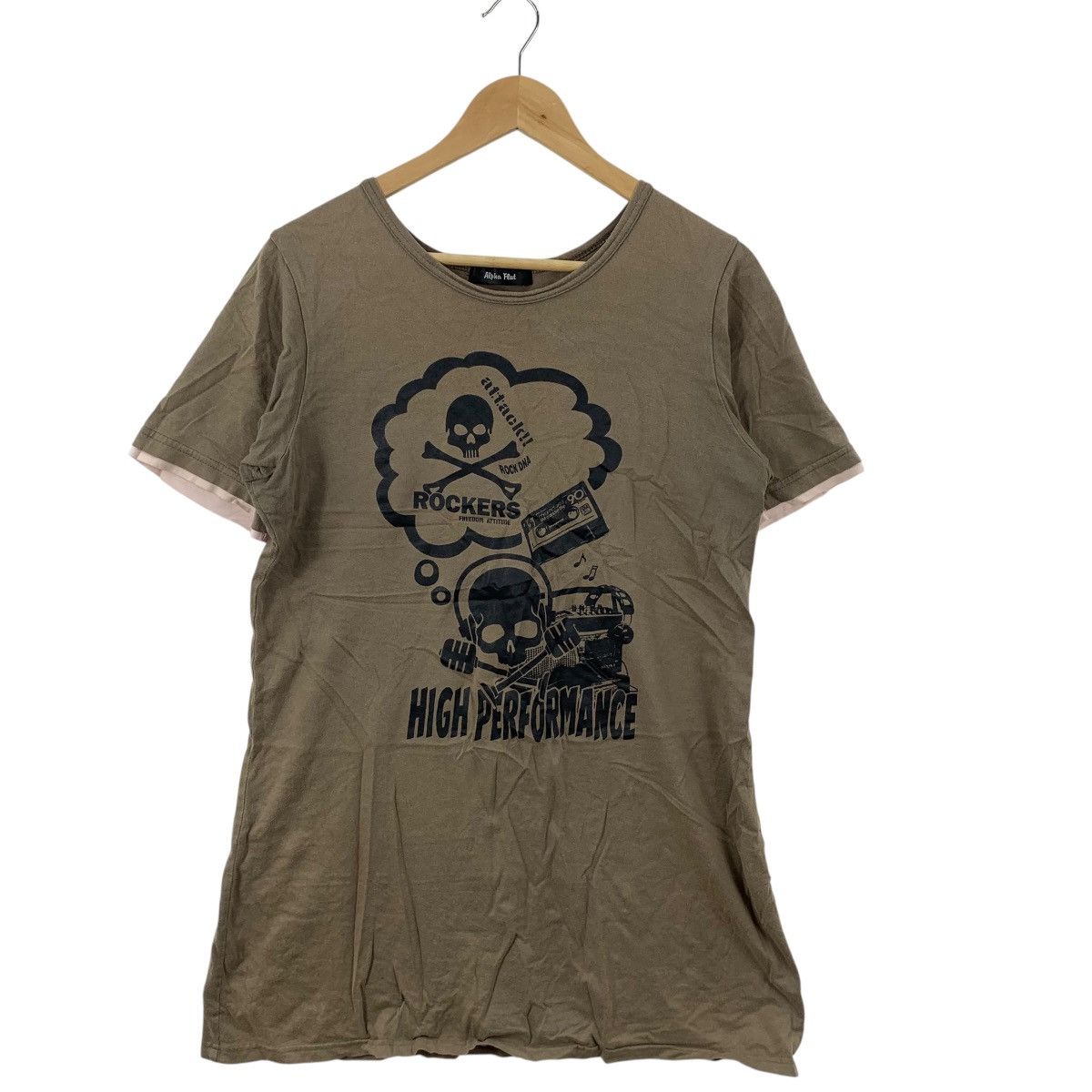 Vintage Vintage Rockers Skull Graphic High Performance Punk Rock Size US S / EU 44-46 / 1 - 5 Thumbnail