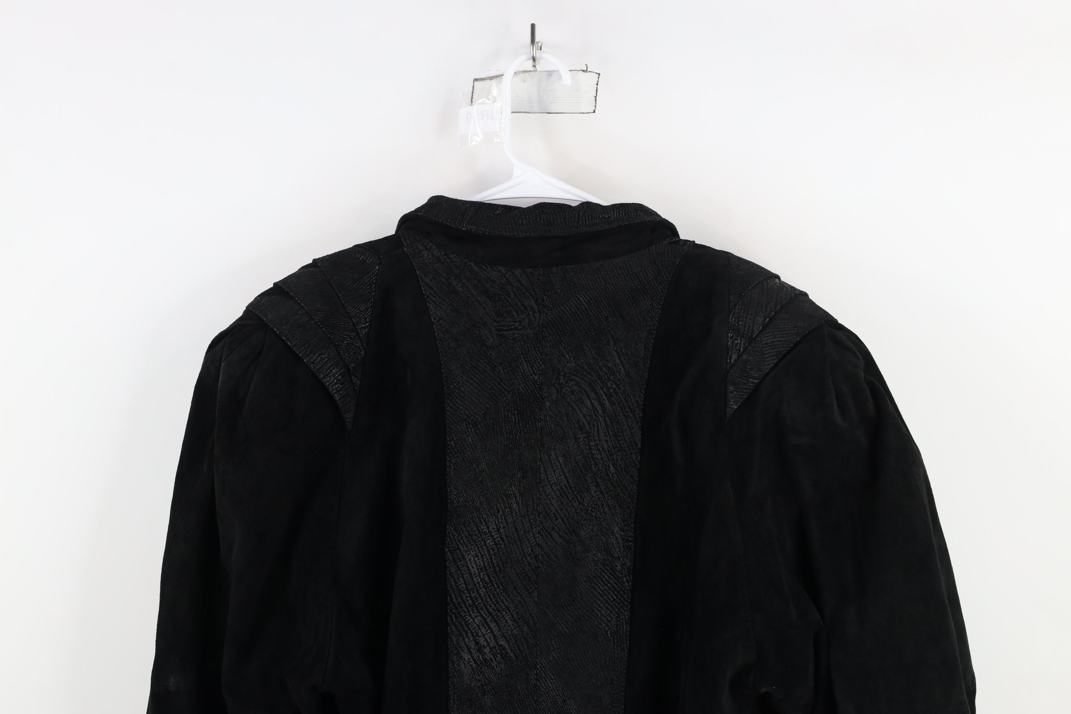 Vintage Vintage 80s 90s Streetwear Cropped Suede Leather Jacket Size M / US 6-8 / IT 42-44 - 14 Thumbnail