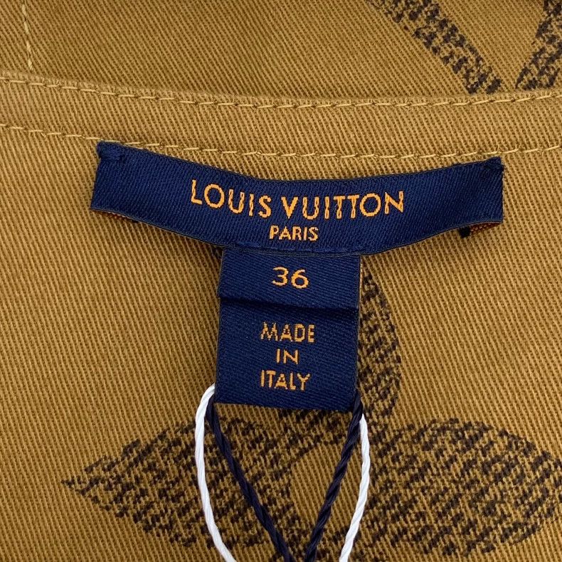 Louis Vuitton Louis Vuitton Brown logo presbyopic full print cotton crew Size XS / US 0-2 / IT 36-38 - 6 Thumbnail