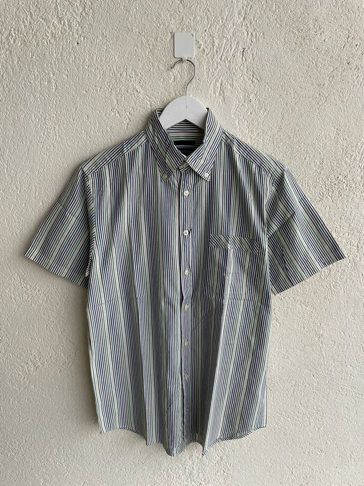 Yohji Yamamoto 2000s Archive Ined by yojhi yamamoto Stripe Shirt Size US M / EU 48-50 / 2 - 1 Thumbnail