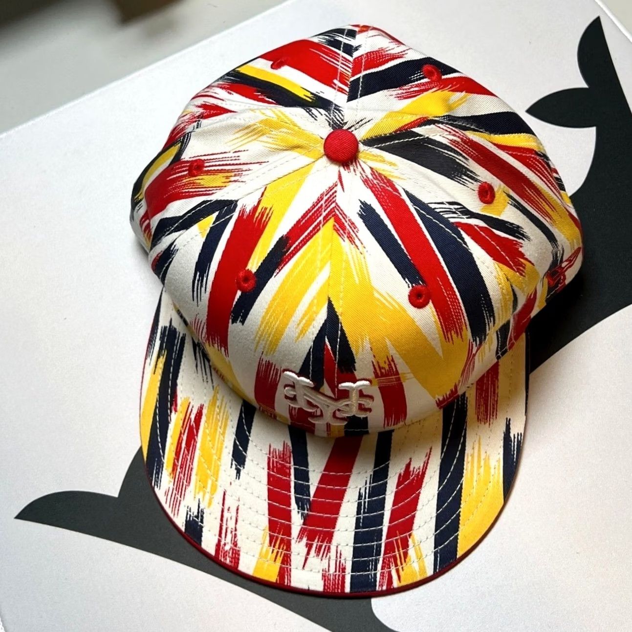New Era New Era Mets Hat Mens 7 5/8 Multicolor Abstract Brushstroke 59FIFTY MLB Cap Size ONE SIZE - 5 Thumbnail