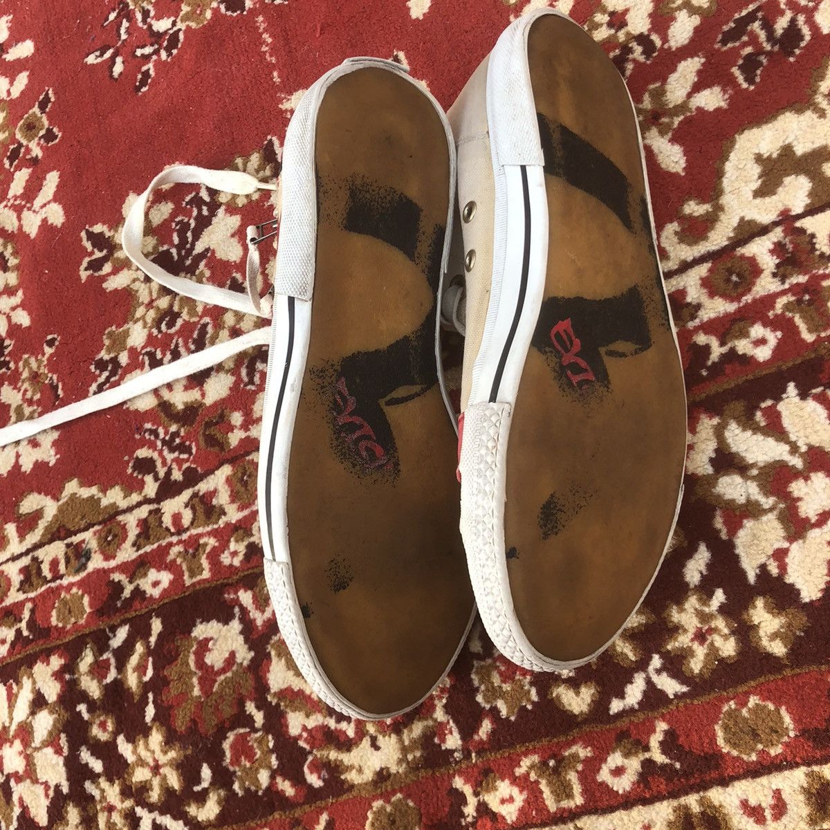 Evisu × Vintage Vintage Evisu high Top Sneakers Size US 10.5 / EU 43-44 - 4 Thumbnail