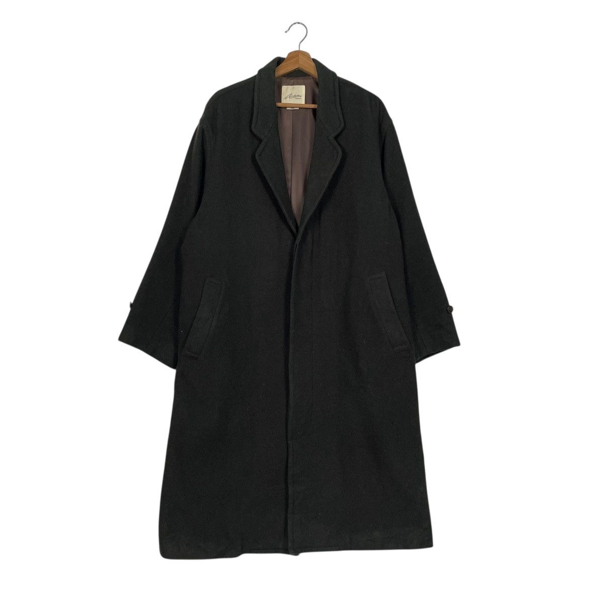 Japanese Brand S. Yoshihiko Arbatax Wool Overcoat Size US XL / EU 56 / 4 - 1 Thumbnail
