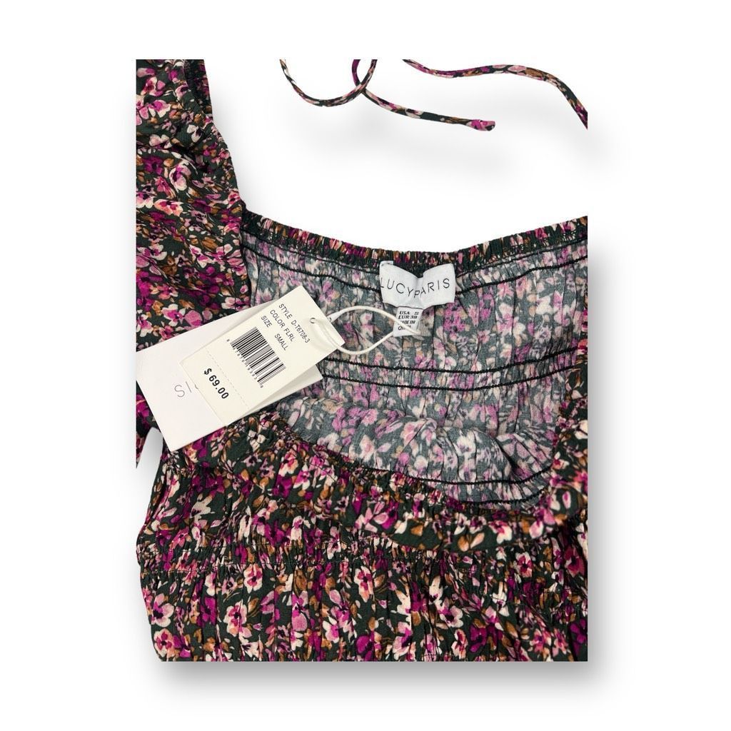 Other Lucy Paris Floral Balloon Sleeve Top Size Small Size S / US 4 / IT 40 - 6 Thumbnail